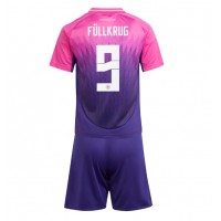 Maglia Calcio Germania Niclas Fullkrug #9 Seconda Divisa Bambino Europei 2024 Manica Corta (+ pantaloncini)